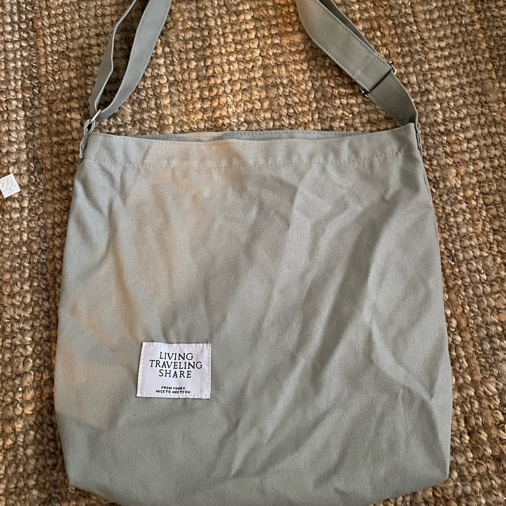crossbody bag, light blue